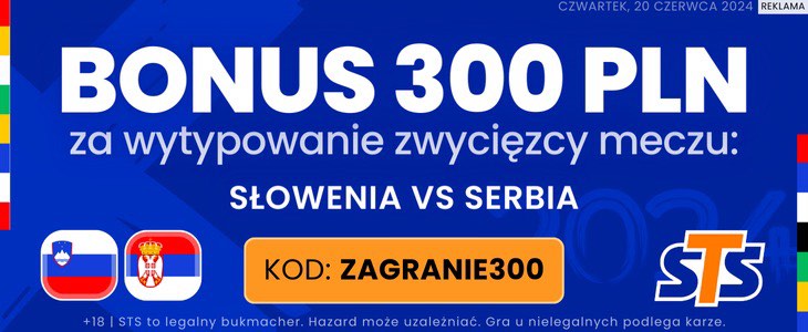 baner STS na Słowenia - Serbia 20.06