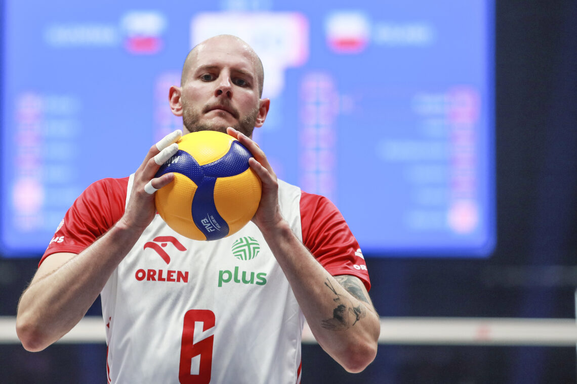 Polska - Słowenia, Memoriał Huberta Wagnera 2024, Bartosz Kurek, zagrywka