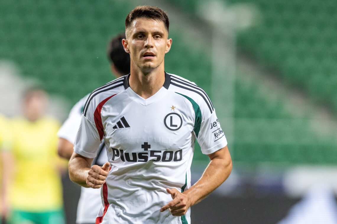 Bartosz Kapustka podczas meczu