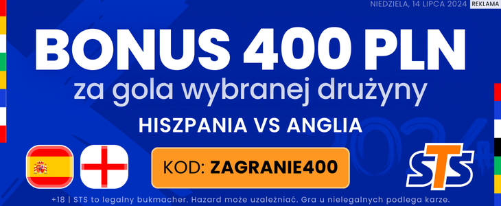 STS 400 PLN promocja finał Euro 2024