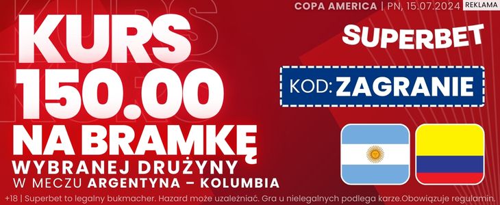 Promocja finał Copa America 2024 Superbet