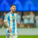 Leo Messi podczas meczu