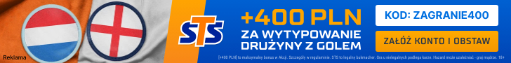 STS 400 PLN bonus NED - ENG Euro 2024