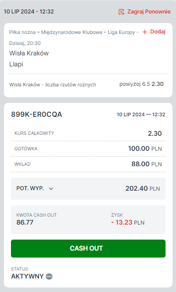 Wisła Superbet 11.07.