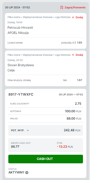 30.07. LM Superbet