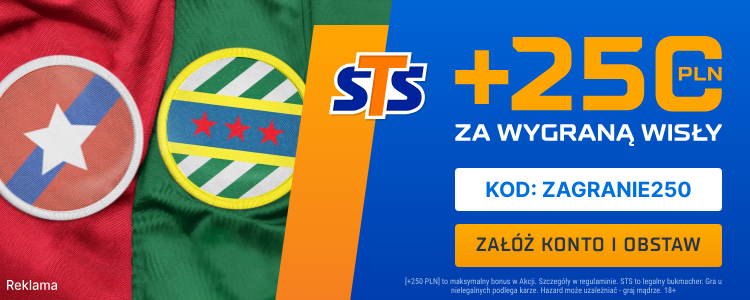 STS promocja Wisła - Rapid 250 PLN