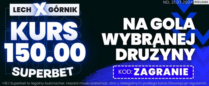 baner Superbet na Lech - Górnik