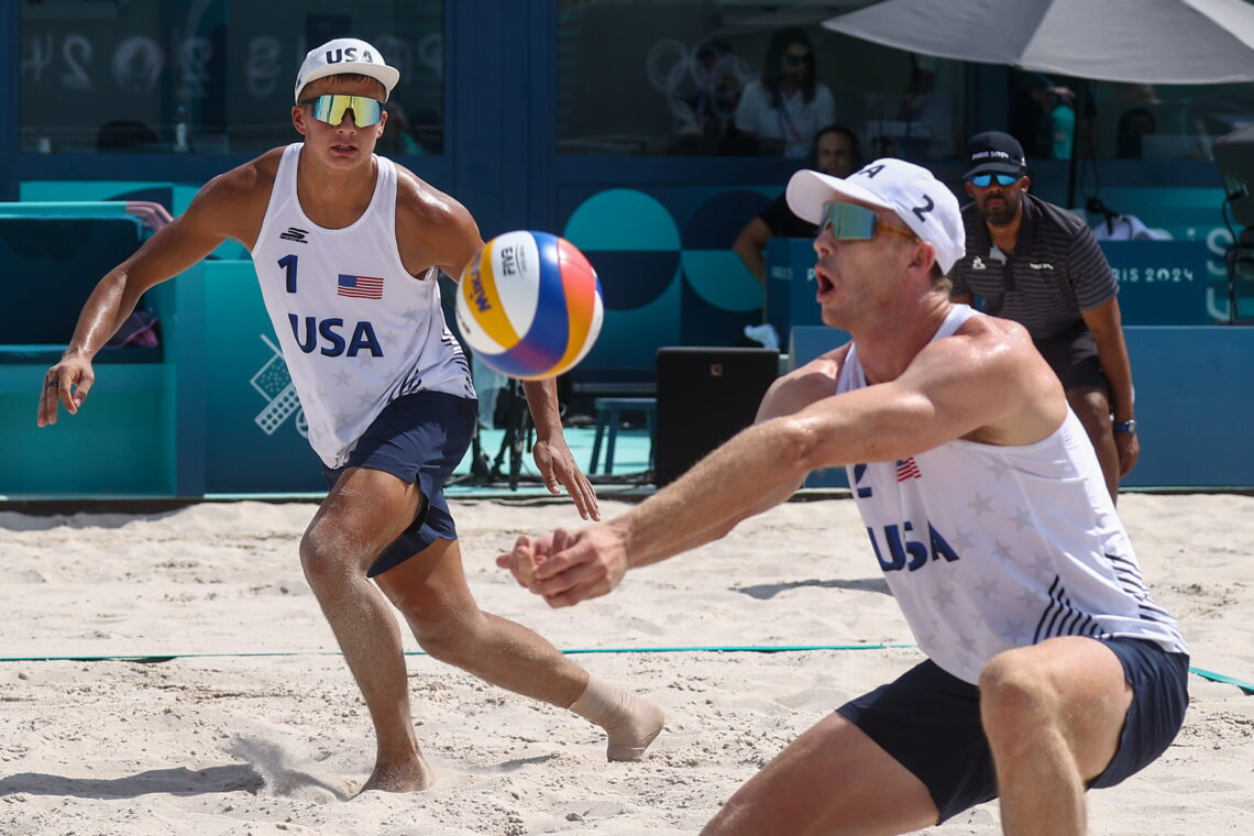 Igrzyska Olimpijskie Paryż 2024, siatkówka plażowa, Chase Budinger/Miles Evans – Anders Mol/Christian Sorum, Paolo Nicolai/Samuele Cottafava – Marcus Partain/Andrew Benesh