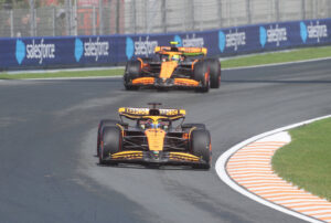 Grand Prix Holandii, McLareny, Lando Norris i Oscar Piastri, Max Verstappen