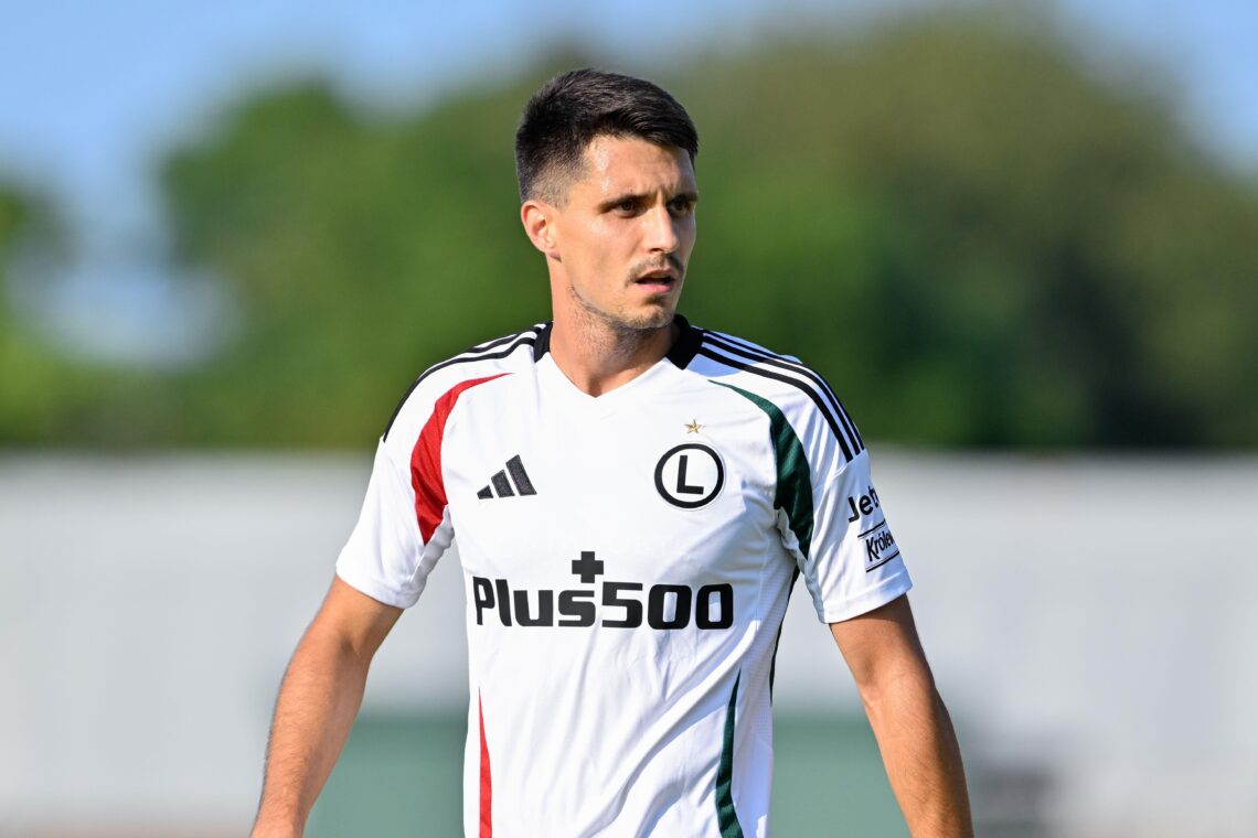 Bartosz Kapustka podczas meczu