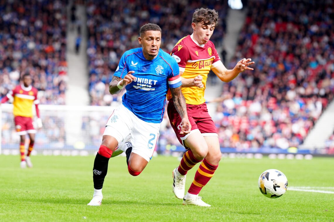 James Tavernier podczas meczu