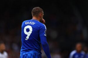 Jamie Vardy podczas meczu