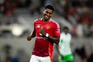 Marcus Rashford po zdobyciu gola