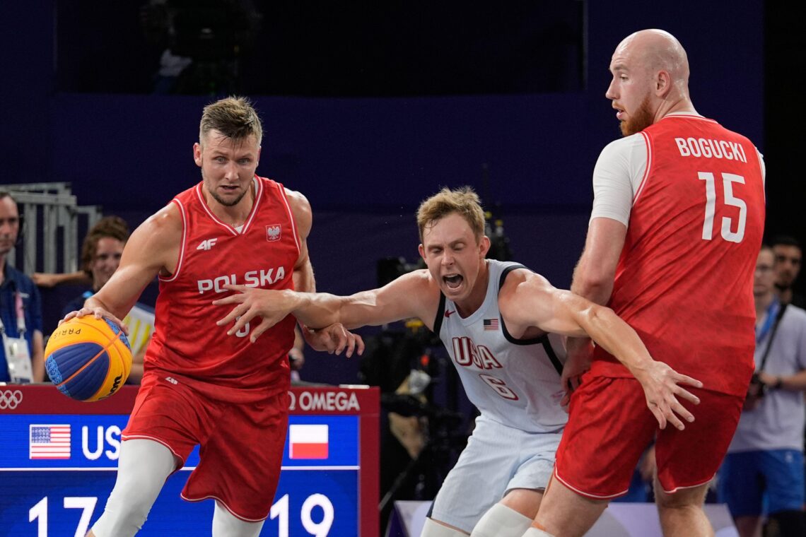 Przemysław Zajomski; Adrian Bogucki; basket 3x3; 01.08.2024