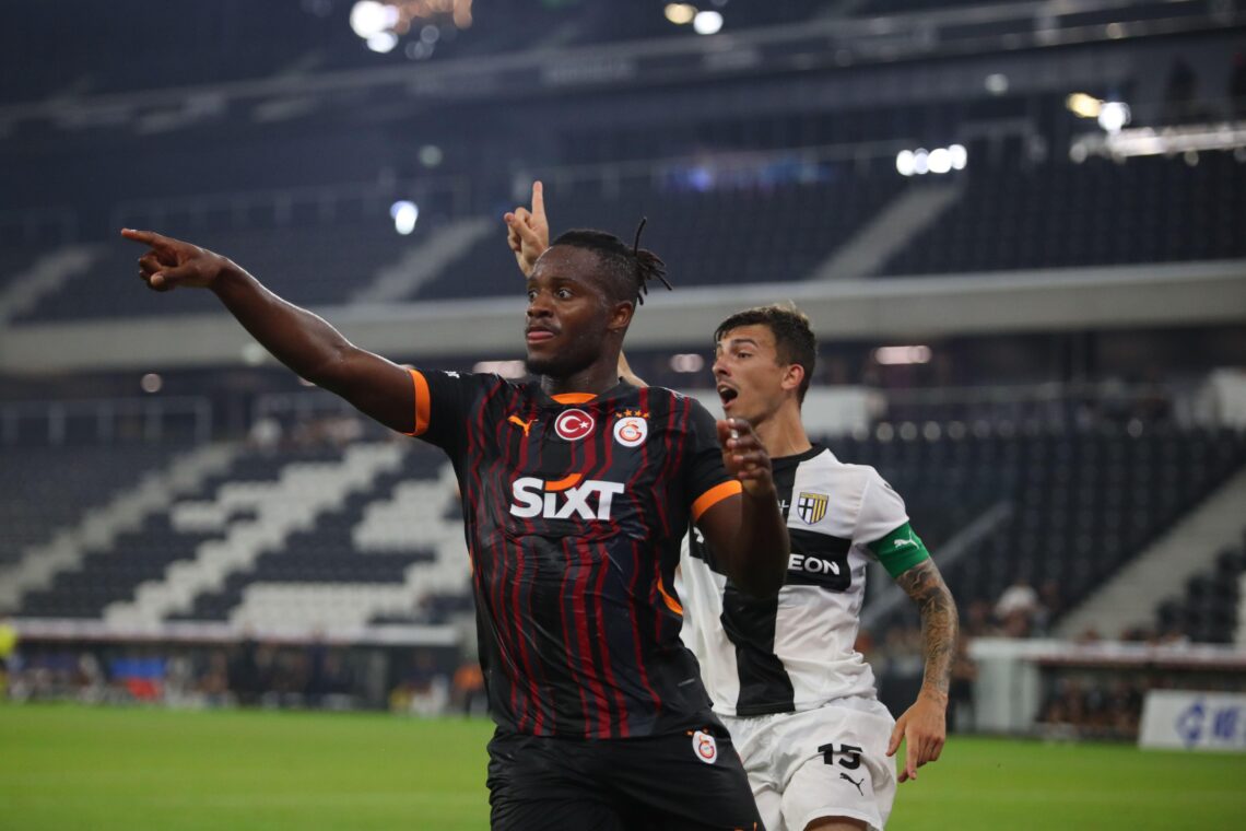 Wilfred Zaha podczas meczu