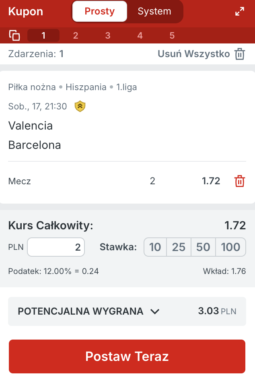 Kupon Superbet na Barcę