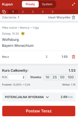 Kupon Superbet na Bayern