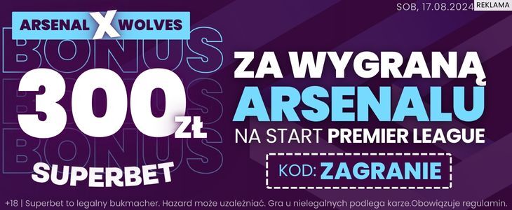 baner na Arsenal - Wolves