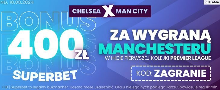 baner na City - Chelsea Superbet