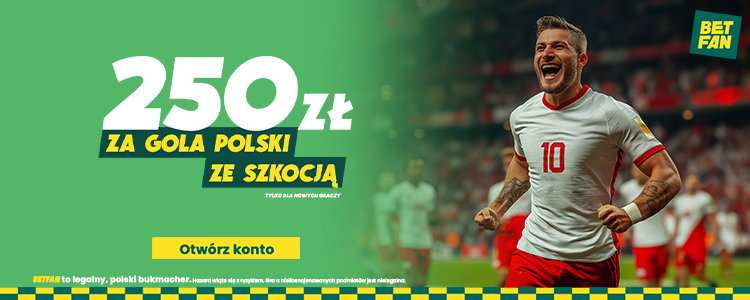 baner Betfan na Polska - Szkocja