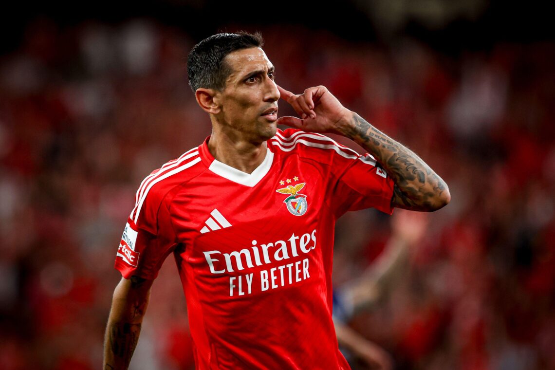 Angel Di Maria po zdobyciu gola