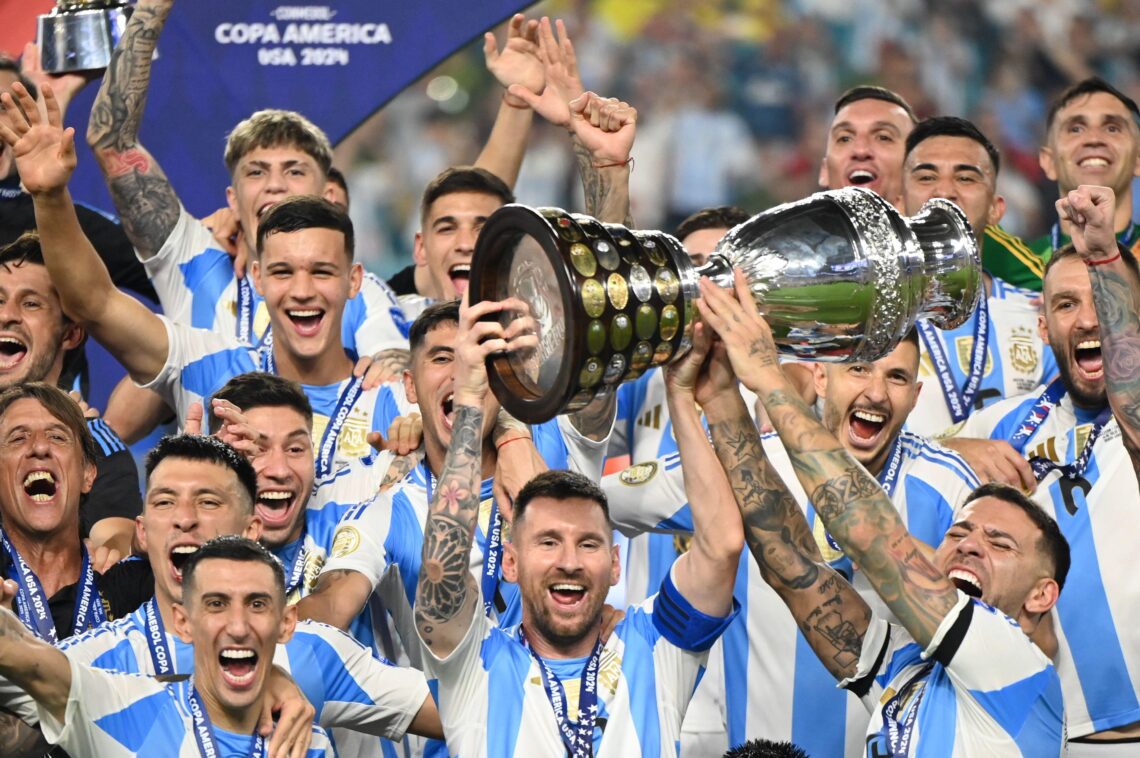 Argentyna z pucharem Copa America