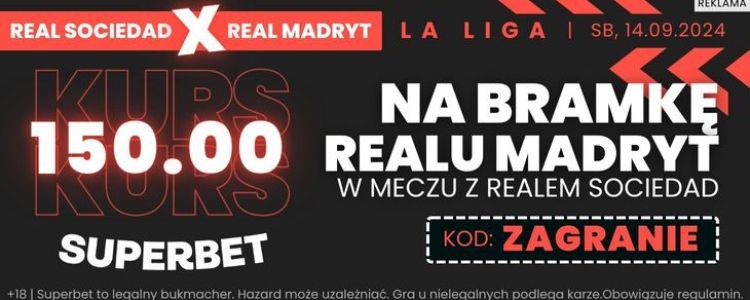 Superbet baner na gola Królewskich