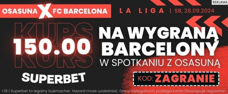 Superbet baner na Barcelonę