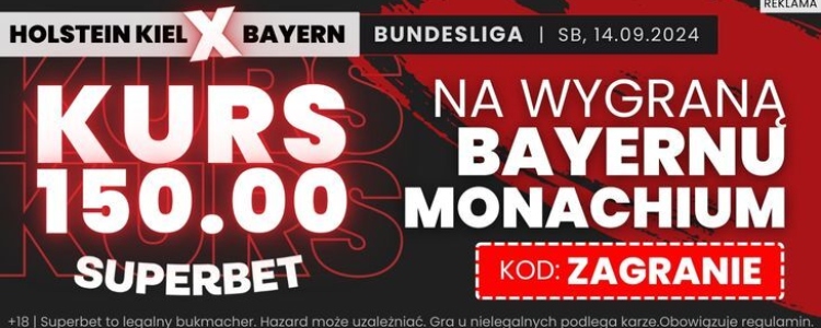 Superbet baner na Kiel - Bayern