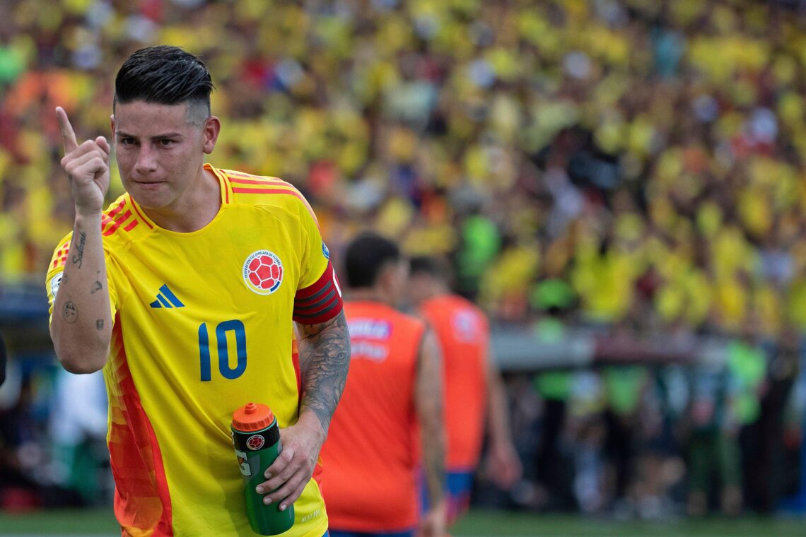 Zawodnik Kolumbii James Rodriguez