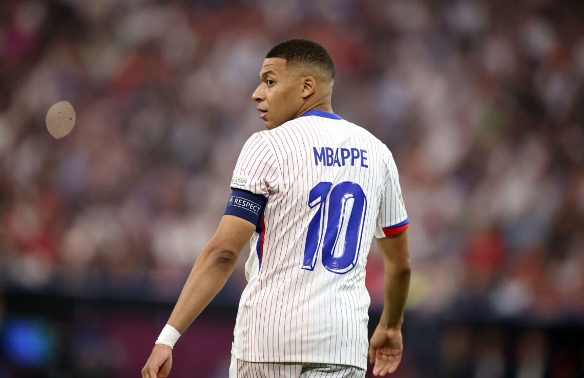 Mbappe podczas meczu Francji