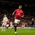 Marcus Rashford po zdobyciu gola