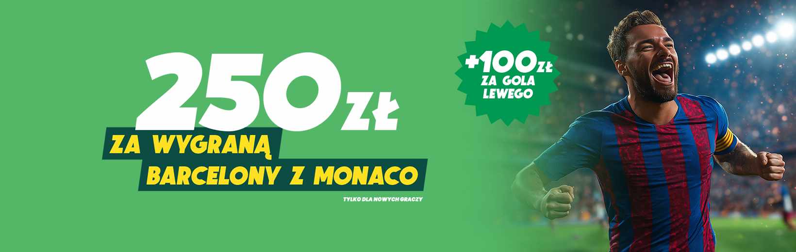 BETFAN promocja Monaco - Barcelona