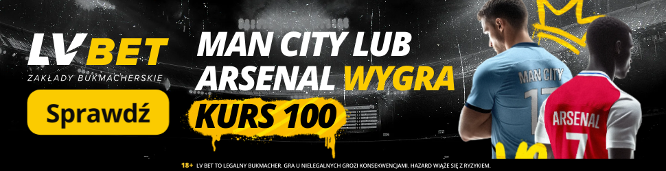 baner na City - Arsenal, LVBET