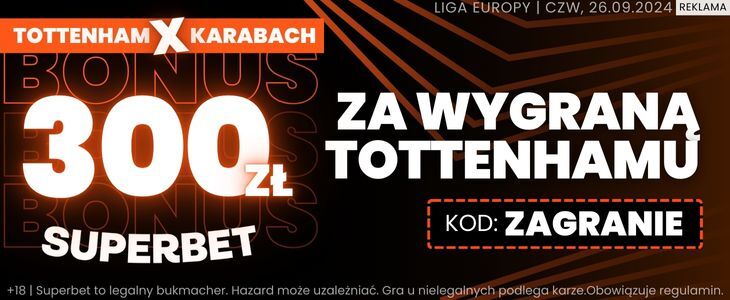 baner na Tottenham - Karabach 25.09.