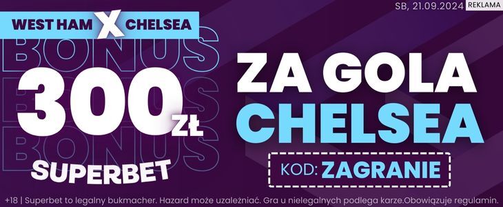 baner na West Ham - Chelsea 21.09.