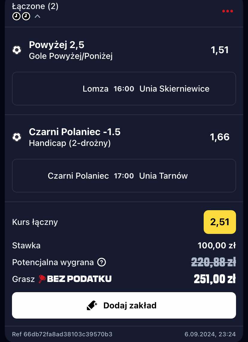 kupon na Betclic 3. Ligę