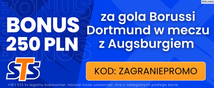 STS baner na gola Borussi z Augsburgiem