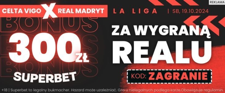 Superbet baner na Real Madryt