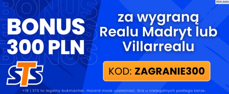 Baner STS na Real Madryt - Villarreal