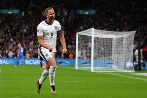 Harry Kane po zdobyciu gola