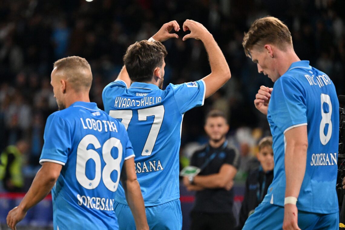 Khvicha Kvaratskhkelia, Stanislav Lobotka, Scott McTominay