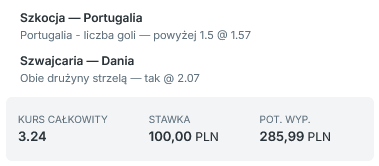 Kupon double Liga Narodów 15 października Superbet