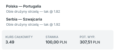 Kupon double Liga Narodów 12 października Superbet