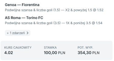 Kupon triple Superbet 31 października Superbet