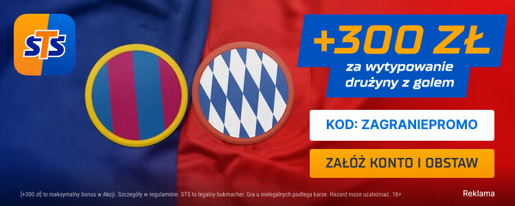 Barca - Bayern STS 300 PLN bonus