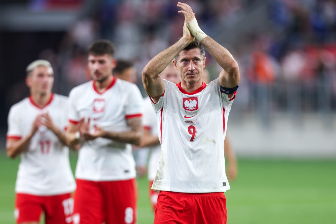 Robert Lewandowski i piłkarze Polski