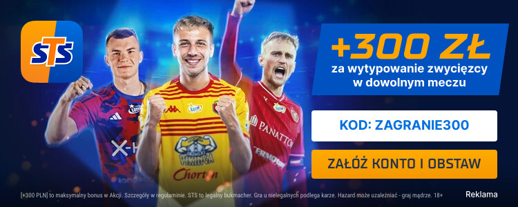 STS promocja Ekstraklasa 300 PLN