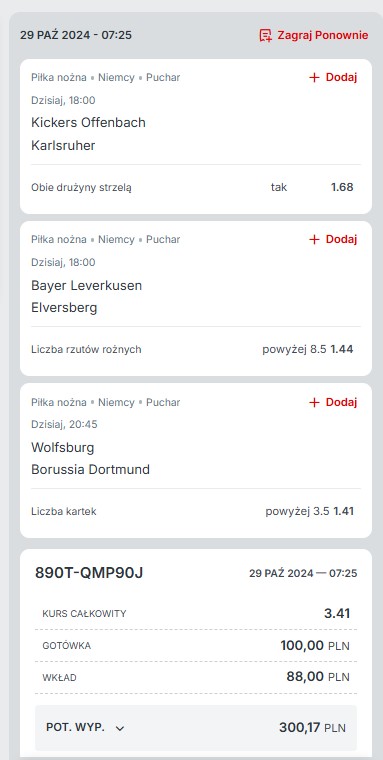 29.10. Superbet DFB Pokal