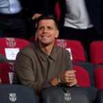 Wojciech Szczęsny podczas meczu Barcelony